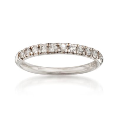 .50 ct. t.w. White Sapphire Band Ring in Sterling Silver &mdash; Alt Image 1