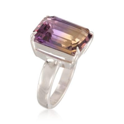 9.80 Carat Ametrine Ring in Sterling Silver &mdash; Alt Image 3