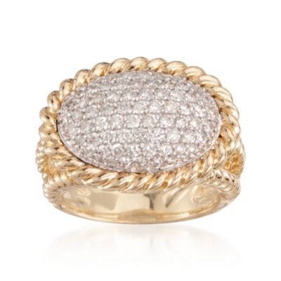 1.40 ct. t.w. Diamond Dome Ring in 14kt Yellow Gold &mdash; Alt Image 1