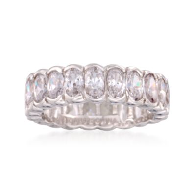 4.75 ct. t.w. CZ Eternity Band in Sterling Silver &mdash; Alt Image 1