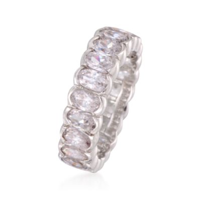 4.75 ct. t.w. CZ Eternity Band in Sterling Silver &mdash; Alt Image 3