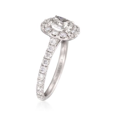 Henri Daussi 2.29 ct. t.w. Certified Diamond Engagement Ring in 18kt White Gold &mdash; Alt Image 3