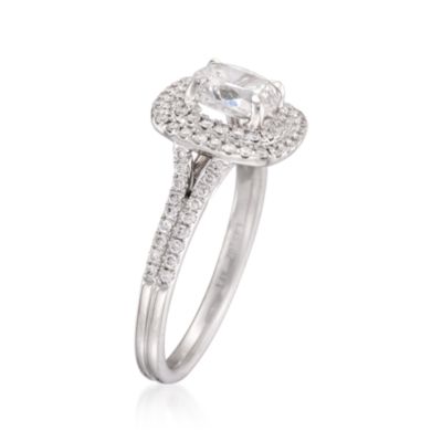 Henri Daussi 1.68 ct. t.w. Certified Diamond Engagement Ring in 14kt White Gold &mdash; Alt Image 3