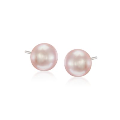 Seven Pairs of 6-7mm Multicolored Pearl Earrings in Sterling Silver &mdash; Alt Image 6