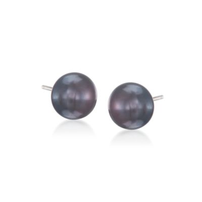 Seven Pairs of 6-7mm Multicolored Pearl Earrings in Sterling Silver &mdash; Alt Image 7