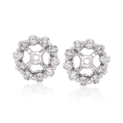 .40 ct. t.w. Diamond Earring Jackets in 14kt White Gold &mdash; Alt Image 1