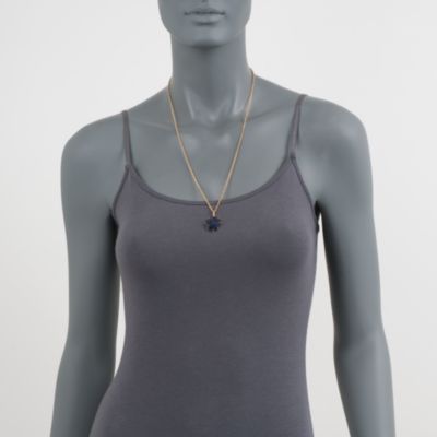 Lapis Pendant Necklace in 18kt Over Sterling. 24" &mdash; Alt Image 2