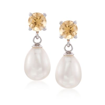 5-Pair Set of 4.50 ct. t.w. Multi-Gem and Pearl Earrings in Sterling Silver &mdash; Alt Image 4