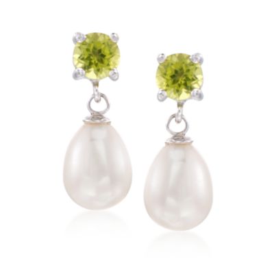 5-Pair Set of 4.50 ct. t.w. Multi-Gem and Pearl Earrings in Sterling Silver &mdash; Alt Image 6