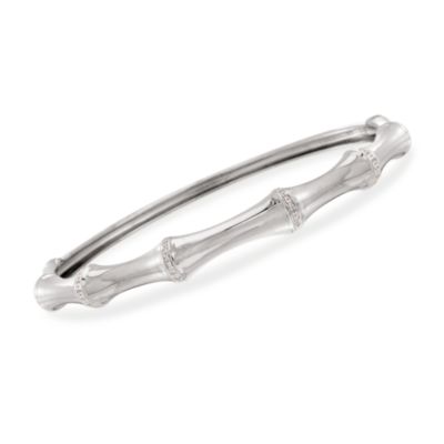 .10 ct. t.w. Diamond Bangle Bracelet in Sterling Silver &mdash; Alt Image 1
