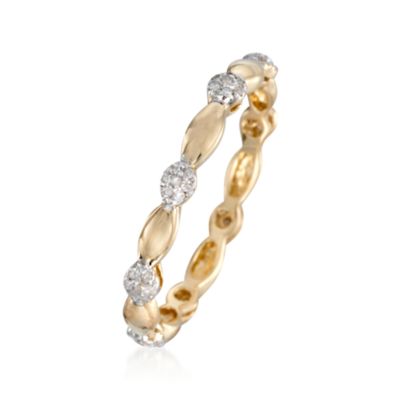 .17 ct. t.w. Diamond Eternity Band in 14kt Yellow Gold &mdash; Alt Image 3