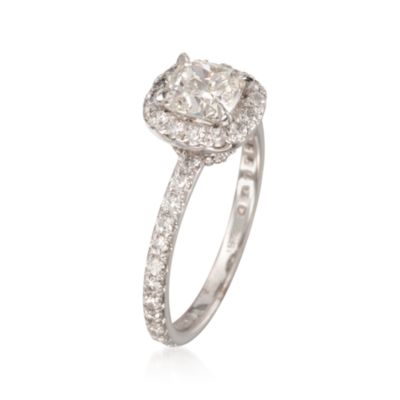 1.59 ct. t.w. Certified Diamond Engagement Ring in 18kt White Gold &mdash; Alt Image 3