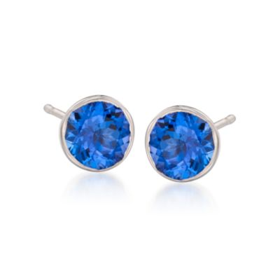 1.50 ct. t.w. Tanzanite Earrings in Sterling Silver &mdash; Alt Image 1