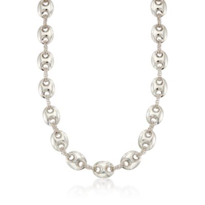 Sterling Silver Mariner-Link Necklace &mdash; Alt Image 1
