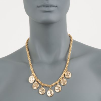Italian Cameo Charm Necklace in 24kt Over Sterling &mdash; Alt Image 3