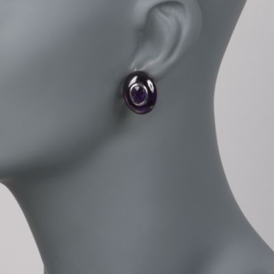 3.00 ct. t.w. Purple Amethyst Earrings in Sterling Silver &mdash; Alt Image 2