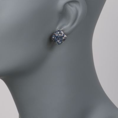 3.30 ct. t.w. Blue Sapphire Earrings in Sterling Silver &mdash; Alt Image 2