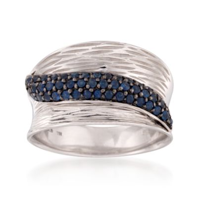 .60 ct. t.w. Sapphire Ring in Sterling Silver &mdash; Alt Image 1