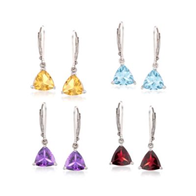 13.10 ct. t.w.  Multi-Gem Earring Set in Sterling Silver &mdash; Alt Image 1