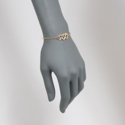 .10 ct. t.w. Diamond Snake Bracelet in 14kt Over Sterling. 7" &mdash; Alt Image 2