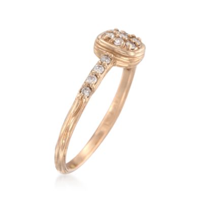 .25 ct. t.w. Diamond Square Ring in 14kt Yellow Gold &mdash; Alt Image 3