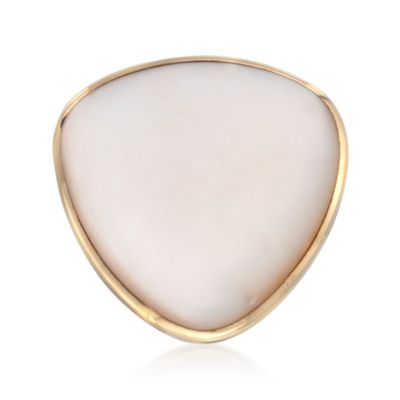 Mother-Of-Pearl Ring  in 14kt Over Sterling &mdash; Alt Image 1