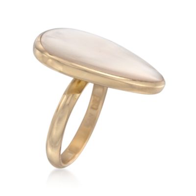 Mother-Of-Pearl Ring  in 14kt Over Sterling &mdash; Alt Image 3