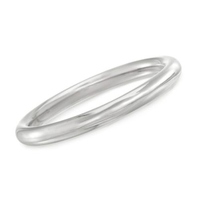 Polished Sterling Silver Bangle Bracelet &mdash; Alt Image 1