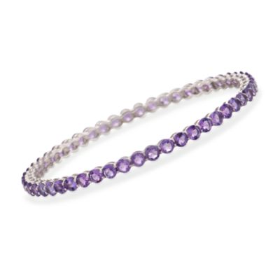 12.00 ct. t.w. Purple Amethyst Stackable Bangle Bracelet in Sterling Silver &mdash; Alt Image 1