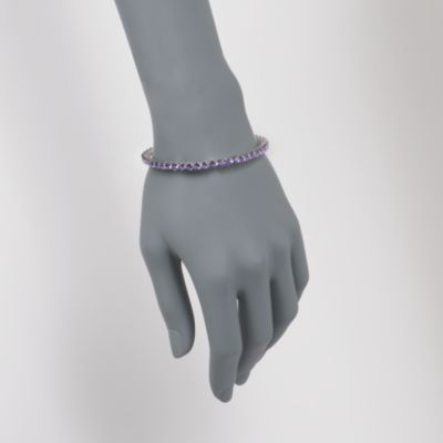 12.00 ct. t.w. Purple Amethyst Stackable Bangle Bracelet in Sterling Silver &mdash; Alt Image 2