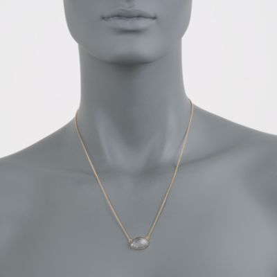 Rock Crystal Necklace in 14kt Yellow Gold &mdash; Alt Image 4