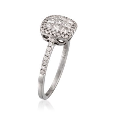 Gregg Ruth .73 ct. t.w. Diamond Ring in 18kt White Gold &mdash; Alt Image 3