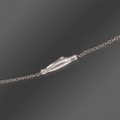 Gregg Ruth .95 ct. t.w. Emerald and .61 ct. t.w. Diamond Floral Drop Necklace in 18kt White Gold. 16" &mdash; Alt Image 3