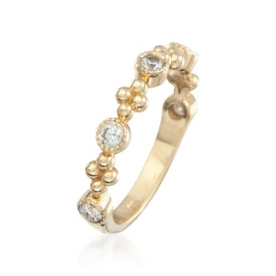 .25 ct. t.w. Diamond Stackable Ring in 14kt Yellow Gold &mdash; Alt Image 3