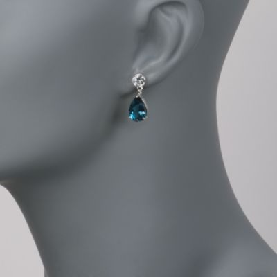 4.80 ct. t.w. London Blue Topaz Earring Jackets in Sterling Silver &mdash; Alt Image 2