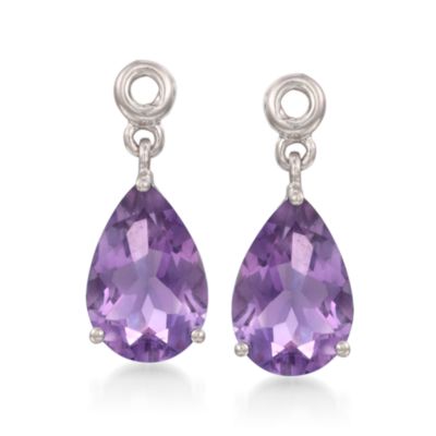 4.80 ct. t.w. Purple Amethyst Earring Jackets in Sterling Silver &mdash; Alt Image 1