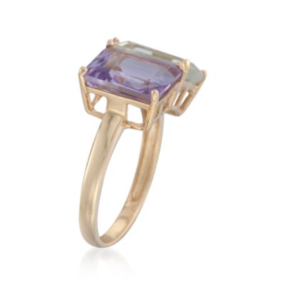 6.50 ct. t.w. Amethyst Ring in 14kt Yellow Gold &mdash; Alt Image 3