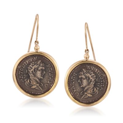 1884 Collection Two-Tone 'Appia' Drop Earrings With Coins   &mdash; Alt Image 1