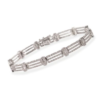 1.63 ct. t.w. Diamond Bracelet in 14kt White Gold. 8" &mdash; Alt Image 1