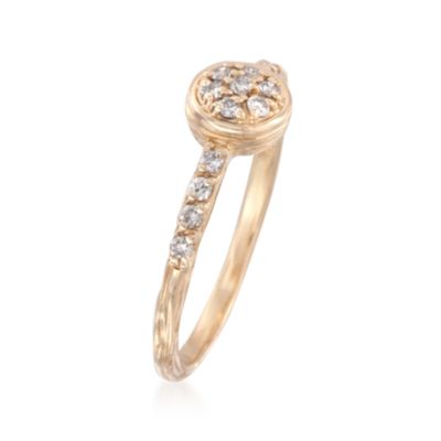 .25 ct. t.w. Pave Diamond Ring in 14kt Yellow Gold &mdash; Alt Image 3