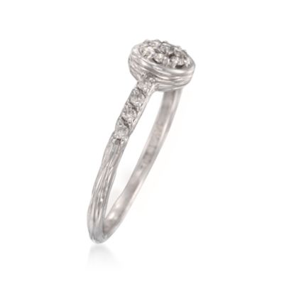 .25 ct. t.w. Diamond Circle Ring in 14kt White Gold &mdash; Alt Image 3