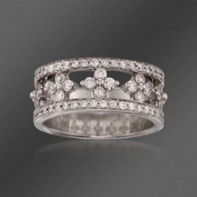Kwiat 1.00 ct. t.w. Fancy Diamond Ring in 18kt White Gold &mdash; Alt Image 1