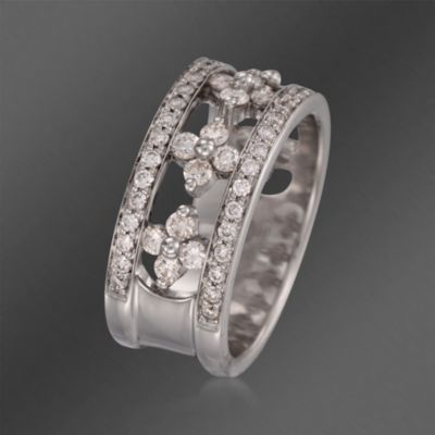 Kwiat 1.00 ct. t.w. Fancy Diamond Ring in 18kt White Gold &mdash; Alt Image 3