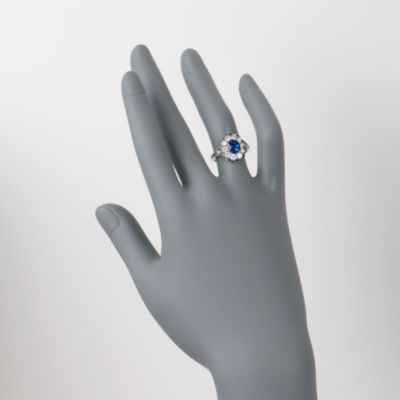 Kwiat 1.85 ct. t.w. Sapphire and .75  ct. t.w.  Diamond Ring in 18kt White Gold &mdash; Alt Image 2