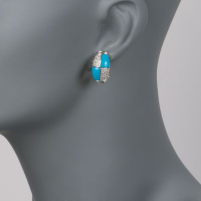 C. 1990 Vintage .25 ct. t.w. Diamond Earrings in 14kt White Gold  &mdash; Alt Image 2