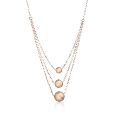 14kt Yellow Gold Triple Tiered Necklace &mdash; Alt Image 1