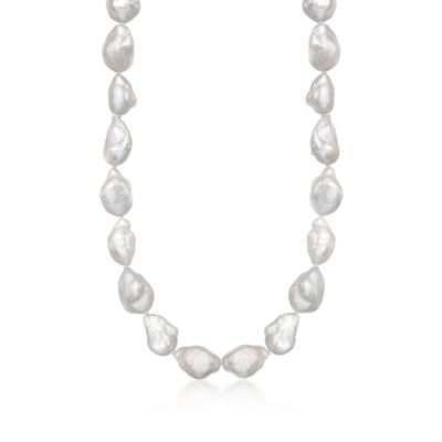 Souffle Pearl Necklace in 14kt Yellow Gold &mdash; Alt Image 1