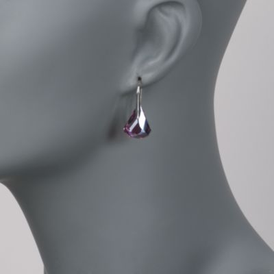 Swarovski Crystal "Lunar" Drop Earrings &mdash; Alt Image 2