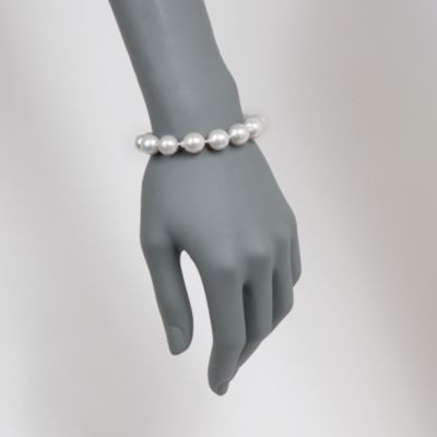10-12mm Baroque South Sea Pearl Bracelet in 14kt Yellow Gold &mdash; Alt Image 2