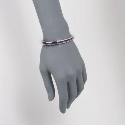 8.05 ct. t.w. Purple Amethyst Bangle Bracelet in Sterling Silver. 7" &mdash; Alt Image 2